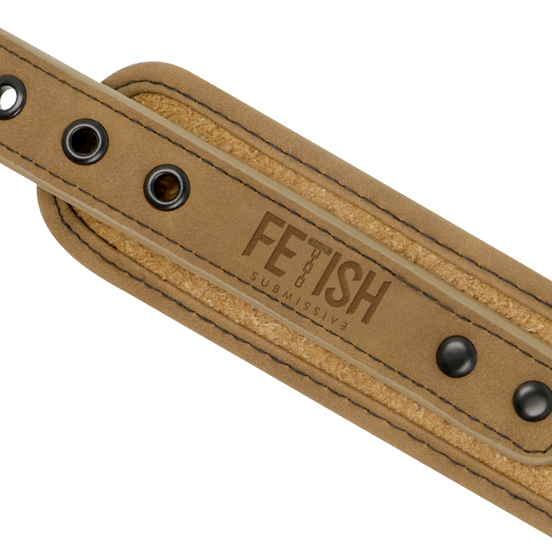 FETISH SUBMISSIVE ORIGEN - NEOPRENE LINED NECKLACE WITH CHAIN - NOCTURNA DESIRES
