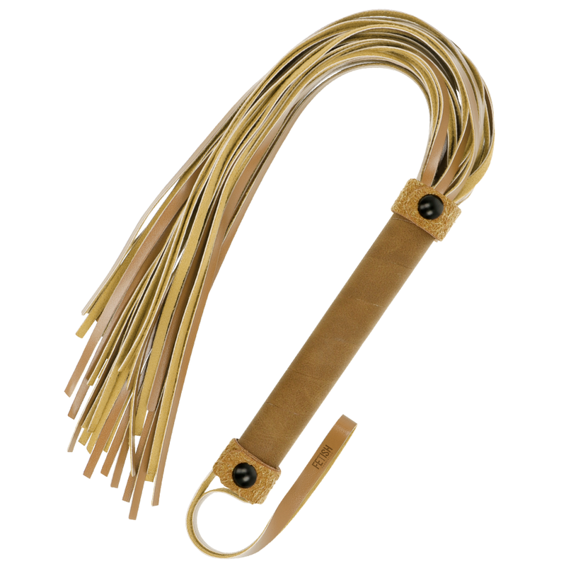 FETISH SUBMISSIVE ORIGEN - VEGAN LEATHER WHIP - NOCTURNA DESIRES