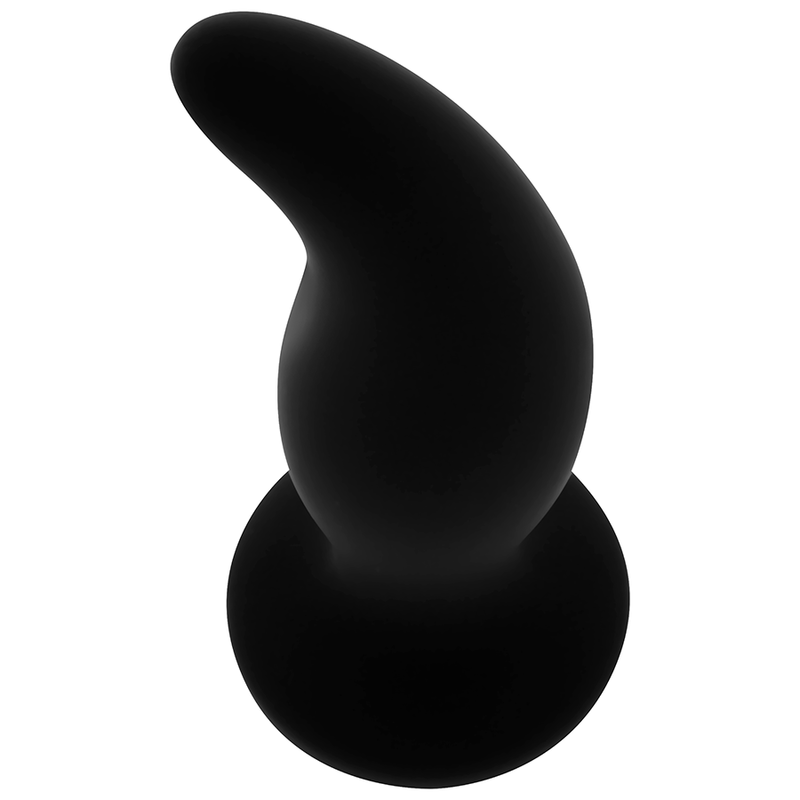 OHMAMA - CURVED SILICONE ANAL PLUG P-POINT 12 CM - NOCTURNA DESIRES