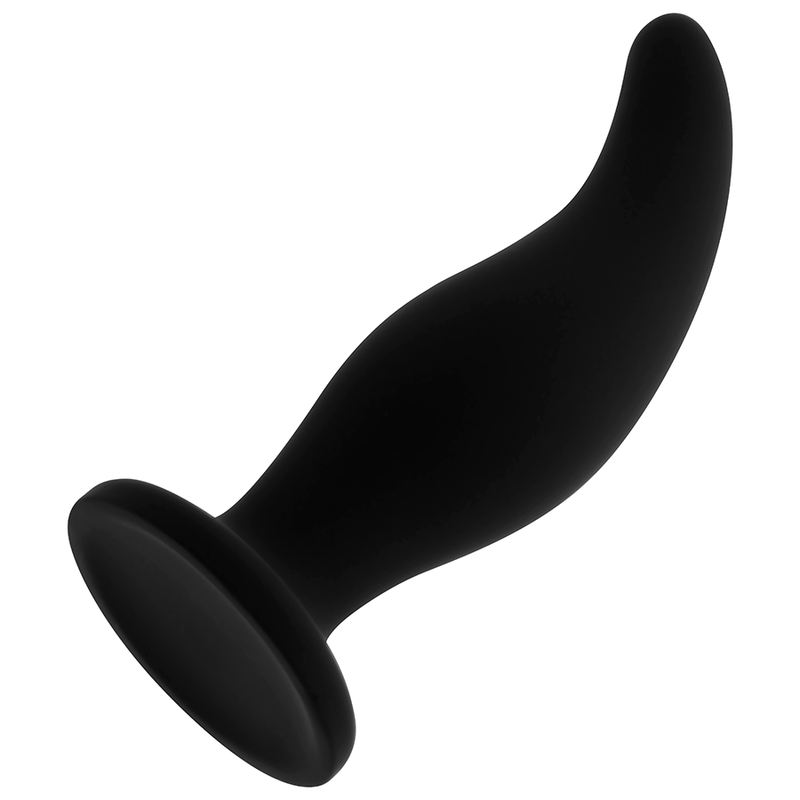 OHMAMA - CURVED SILICONE ANAL PLUG P-POINT 12 CM - NOCTURNA DESIRES