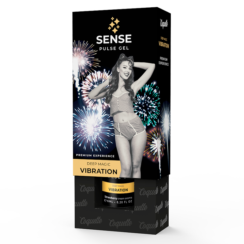 COQUETTE CHIC DESIRE - PULSE GEL STRAWBERRY MAGIC VIBRATION PREMIUM 6ML - NOCTURNA DESIRES