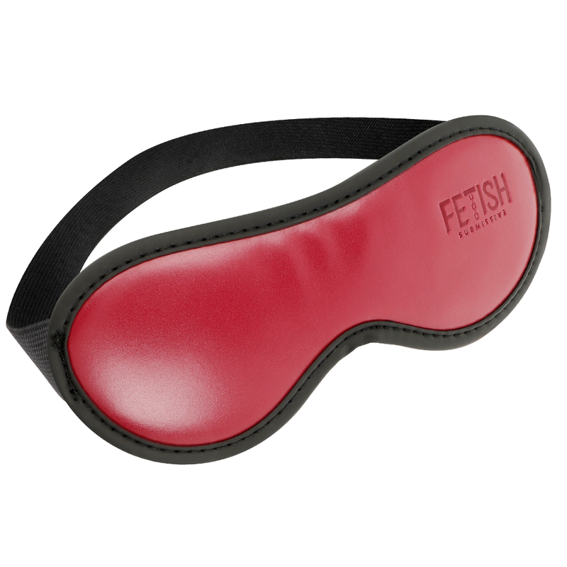 FETISH SUBMISSIVE DARK ROOM - VEGAN LEATHER MASK WITH NEOPRENE LINING - NOCTURNA DESIRES