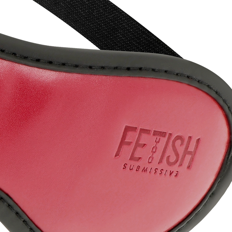 FETISH SUBMISSIVE DARK ROOM - VEGAN LEATHER MASK WITH NEOPRENE LINING - NOCTURNA DESIRES