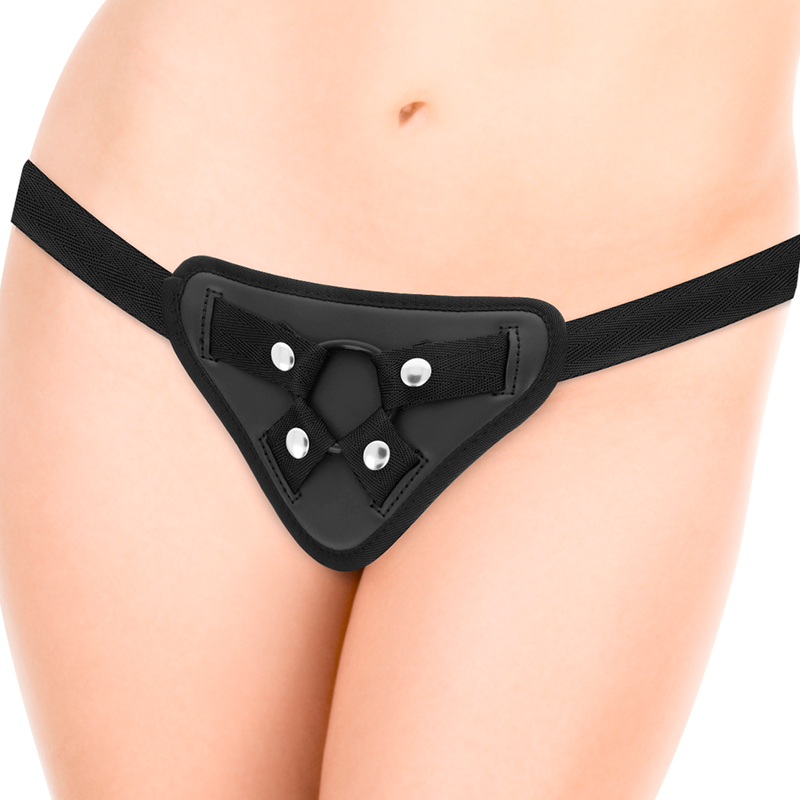 X RAY - HARNESS WITH SILICONE RINGS - NOCTURNA DESIRES