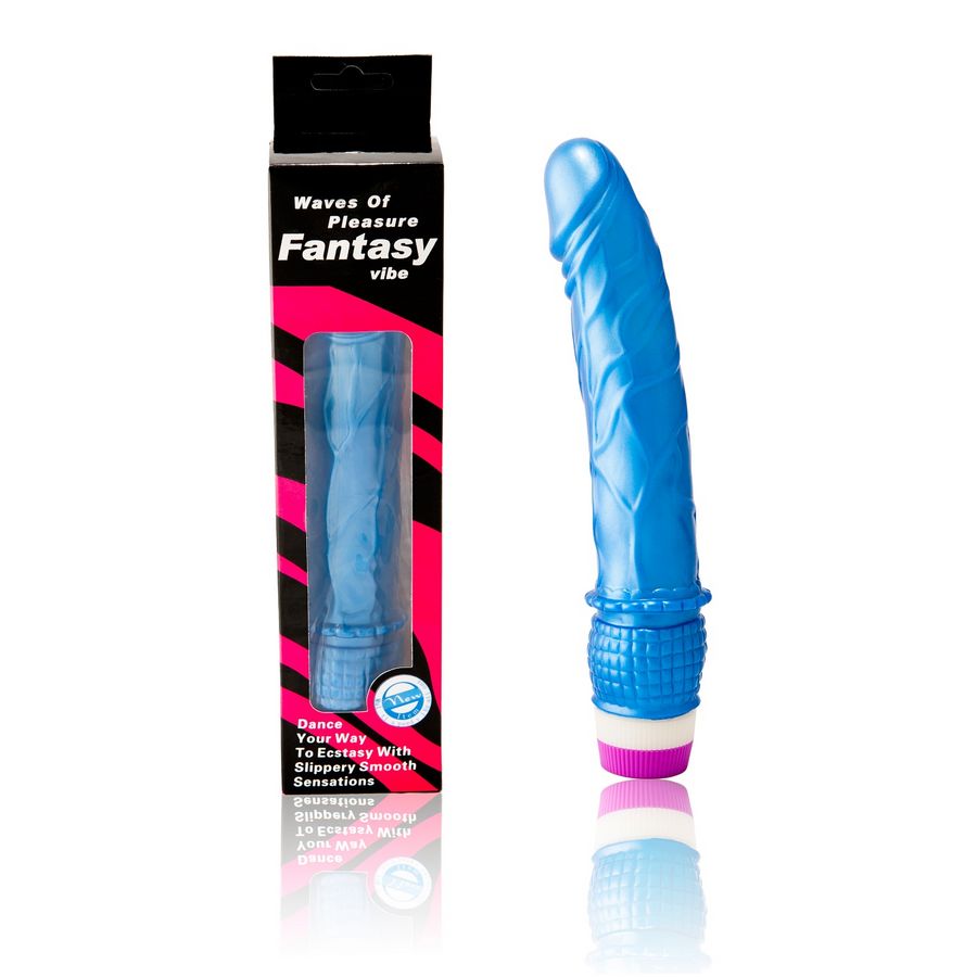 BAILE - WAVES OF PLEASURE VIBRATOR 23 CM BLUE BAILE VIBRATORS  NOCTURNA DESIRES