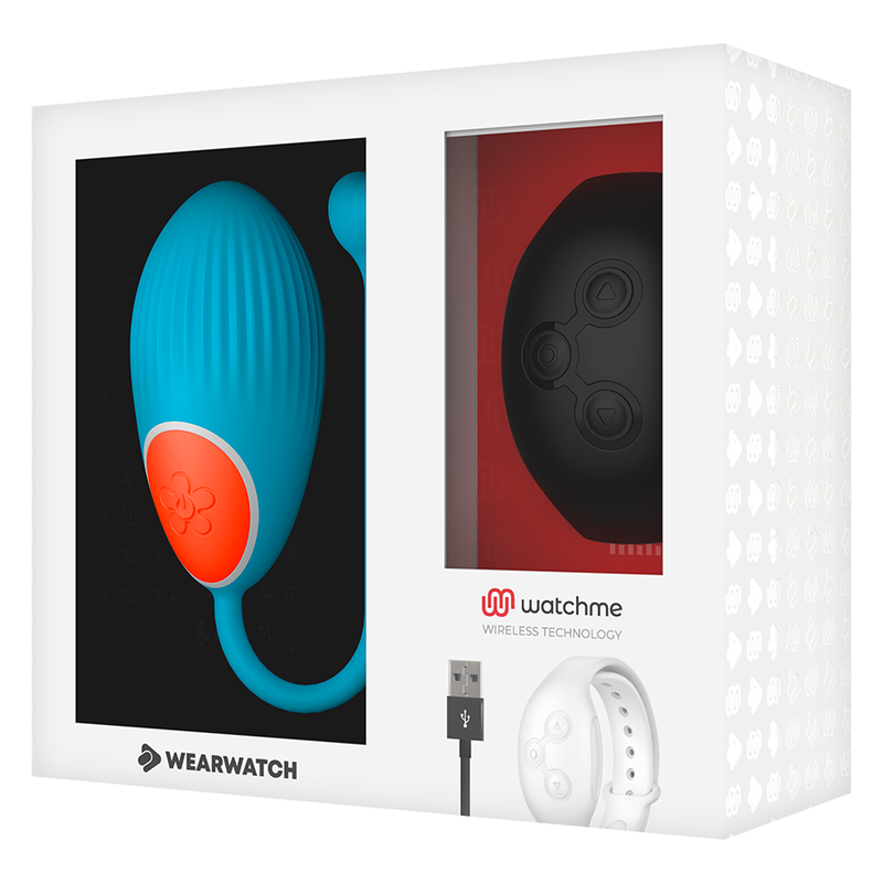 WEARWATCH - WATCHME TECHNOLOGY REMOTE CONTROL EGG BLUE / JET - NOCTURNA DESIRES