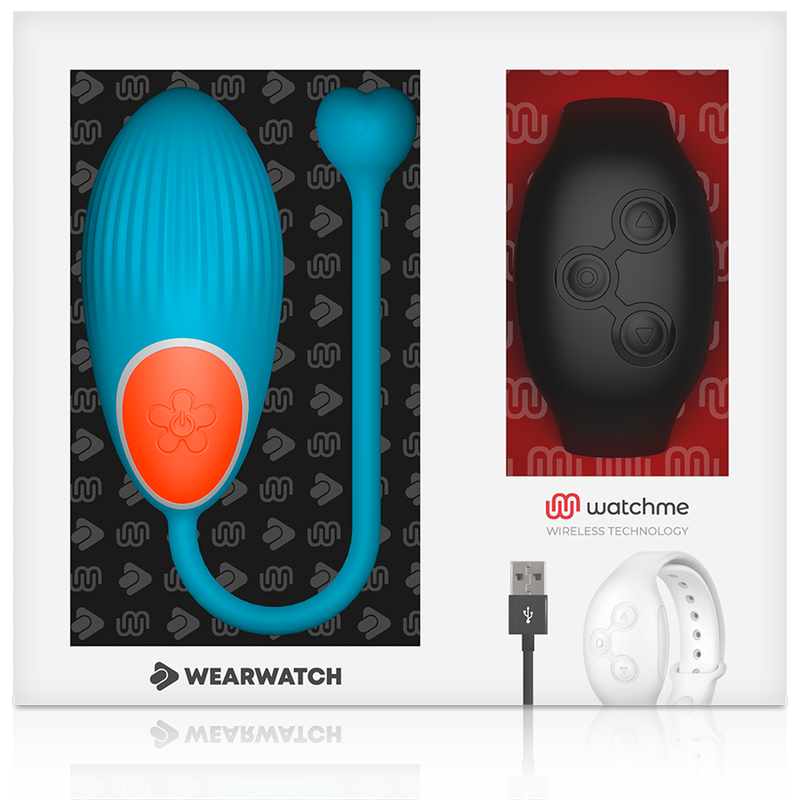 WEARWATCH - WATCHME TECHNOLOGY REMOTE CONTROL EGG BLUE / JET - NOCTURNA DESIRES