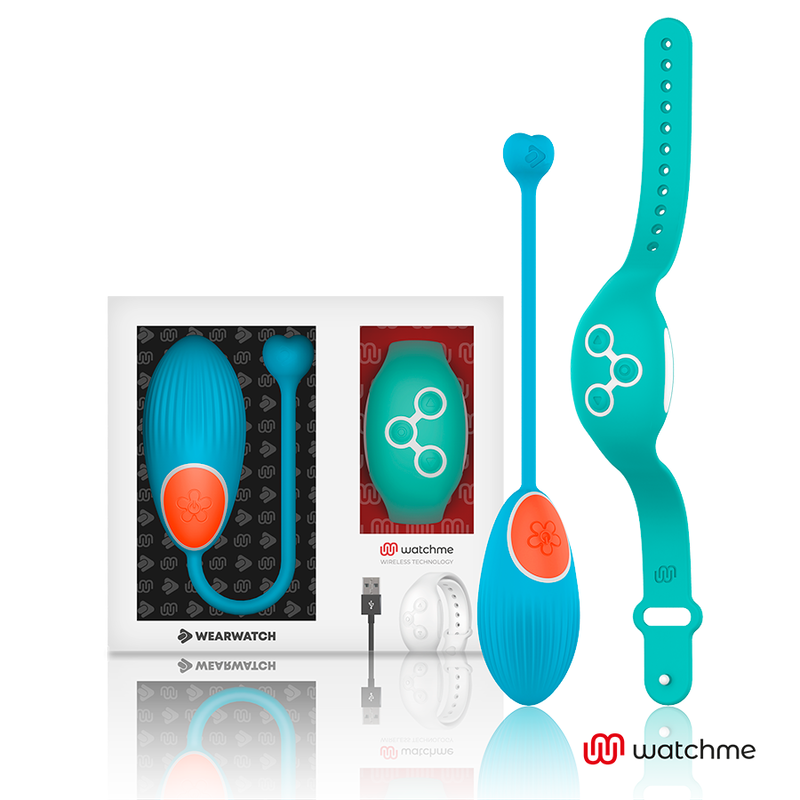 WEARWATCH - WATCHME TECHNOLOGY REMOTE CONTROL EGG BLUE / AQUAMARINE - NOCTURNA DESIRES