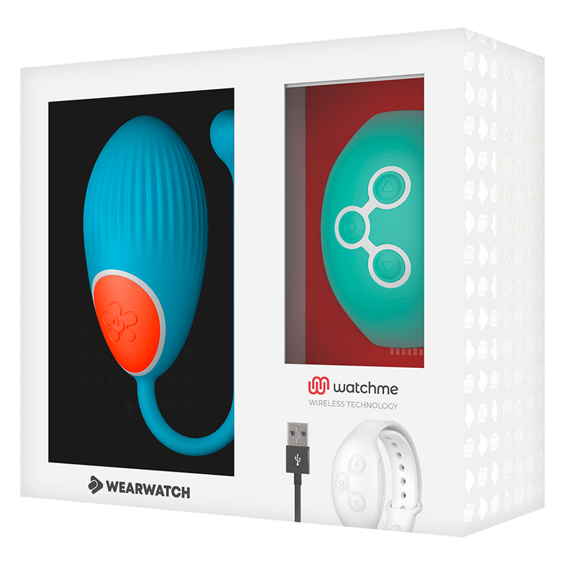 WEARWATCH - WATCHME TECHNOLOGY REMOTE CONTROL EGG BLUE / AQUAMARINE - NOCTURNA DESIRES