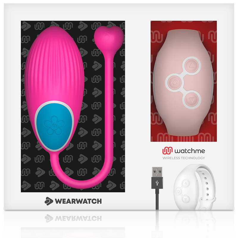 WEARWATCH - WATCHME TECHNOLOGY REMOTE CONTROL EGG FUCHSIA / PINK - NOCTURNA DESIRES