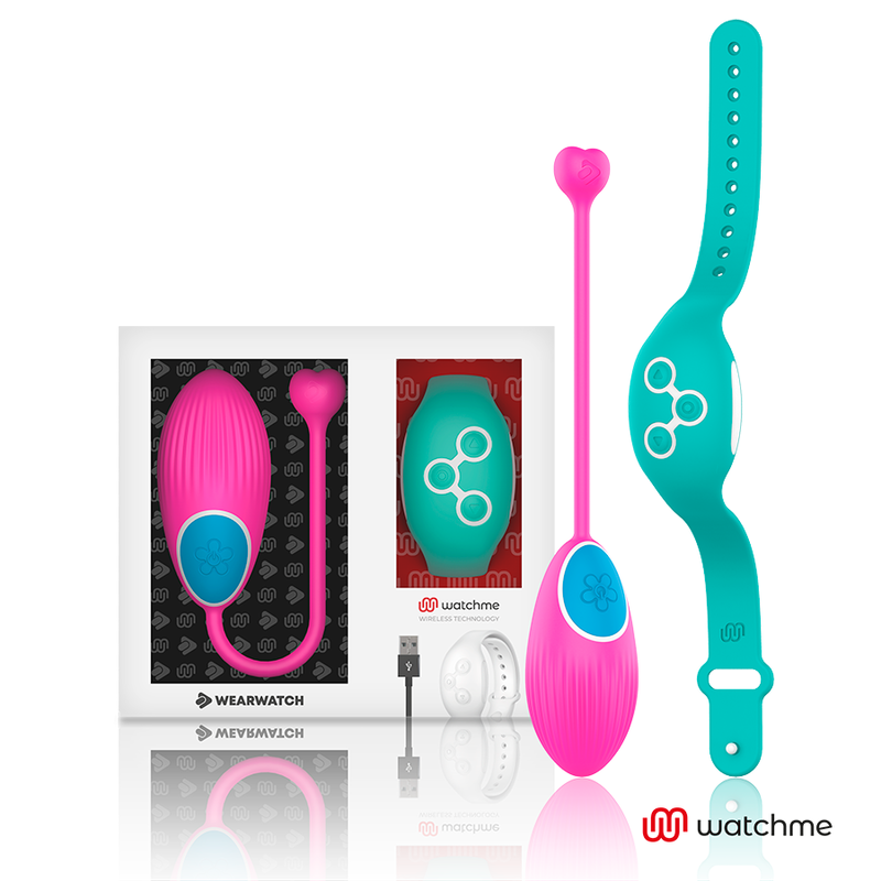 WEARWATCH - WATCHME TECHNOLOGY REMOTE CONTROL EGG FUCHSIA / SEAWATER - NOCTURNA DESIRES