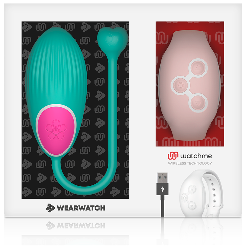 WEARWATCH - WATCHME TECHNOLOGY REMOTE CONTROL EGG SEA WATER / PINK - NOCTURNA DESIRES