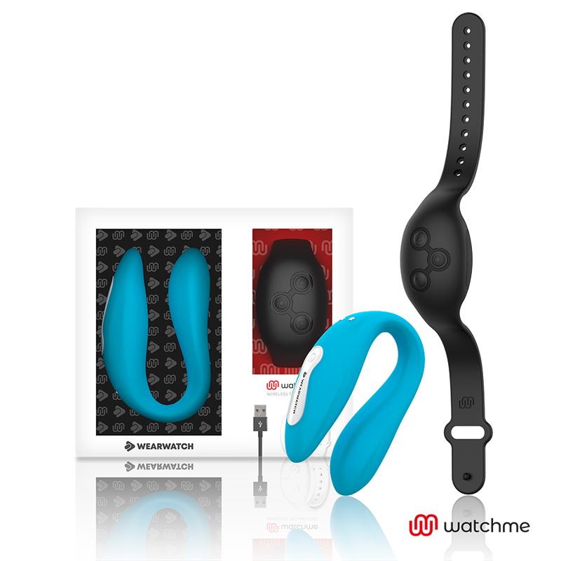 WEARWATCH - WATCHME DUAL TECHNOLOGY VIBRATOR INDIGO / JET - NOCTURNA DESIRES