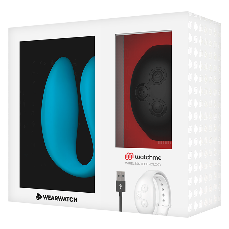 WEARWATCH - WATCHME DUAL TECHNOLOGY VIBRATOR INDIGO / JET - NOCTURNA DESIRES