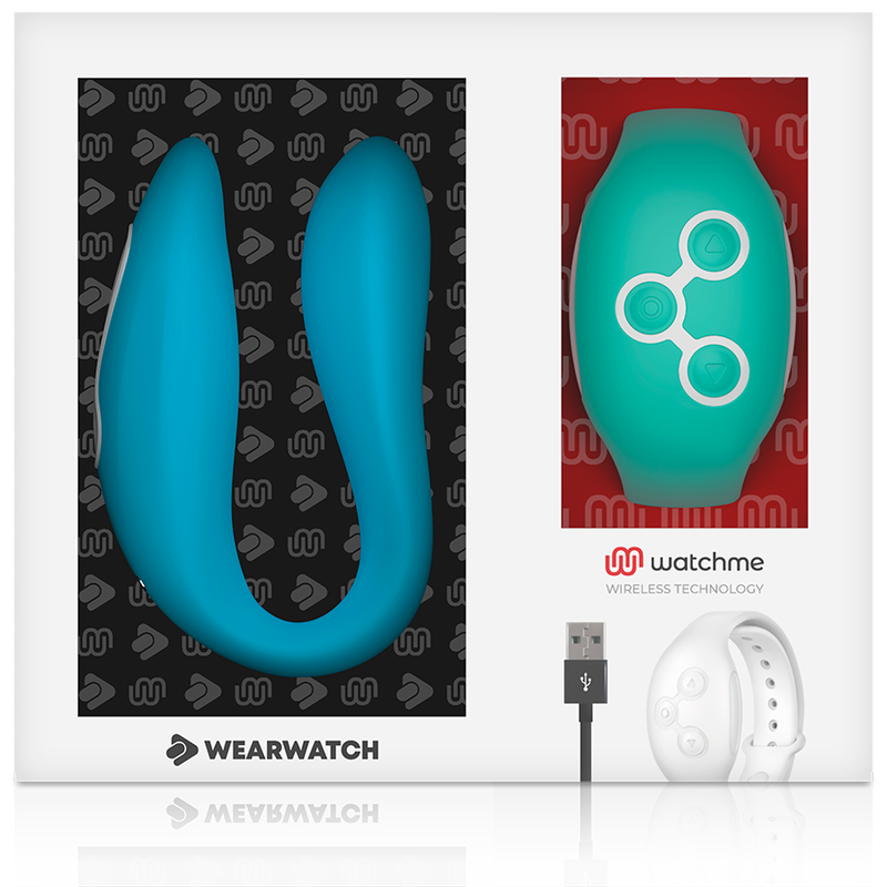 WEARWATCH - DUAL TECHNOLOGY WATCHME VIBRATOR INDIGO/SEAWATER - NOCTURNA DESIRES