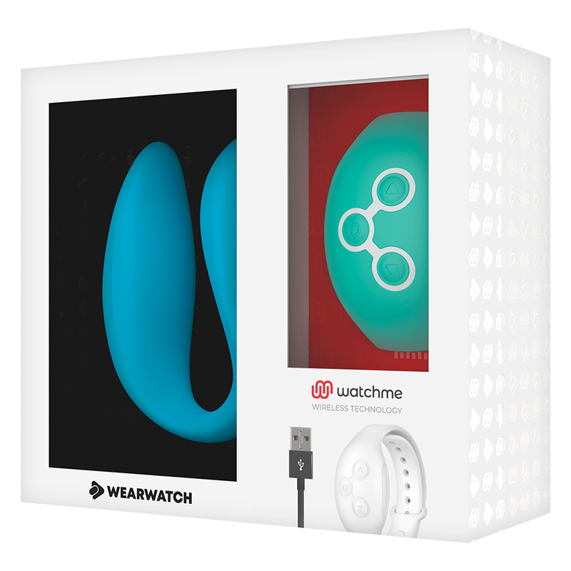 WEARWATCH - DUAL TECHNOLOGY WATCHME VIBRATOR INDIGO/SEAWATER - NOCTURNA DESIRES