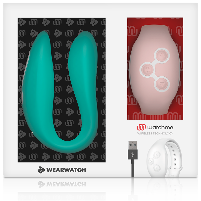 WEARWATCH - WATCHME DUAL TECHNOLOGY VIBRATOR SEA WATER / PINK - NOCTURNA DESIRES