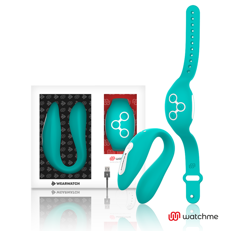 WEARWATCH - DUAL TECHNOLOGY WATCHME LIGHT GREEN VIBRATOR - NOCTURNA DESIRES