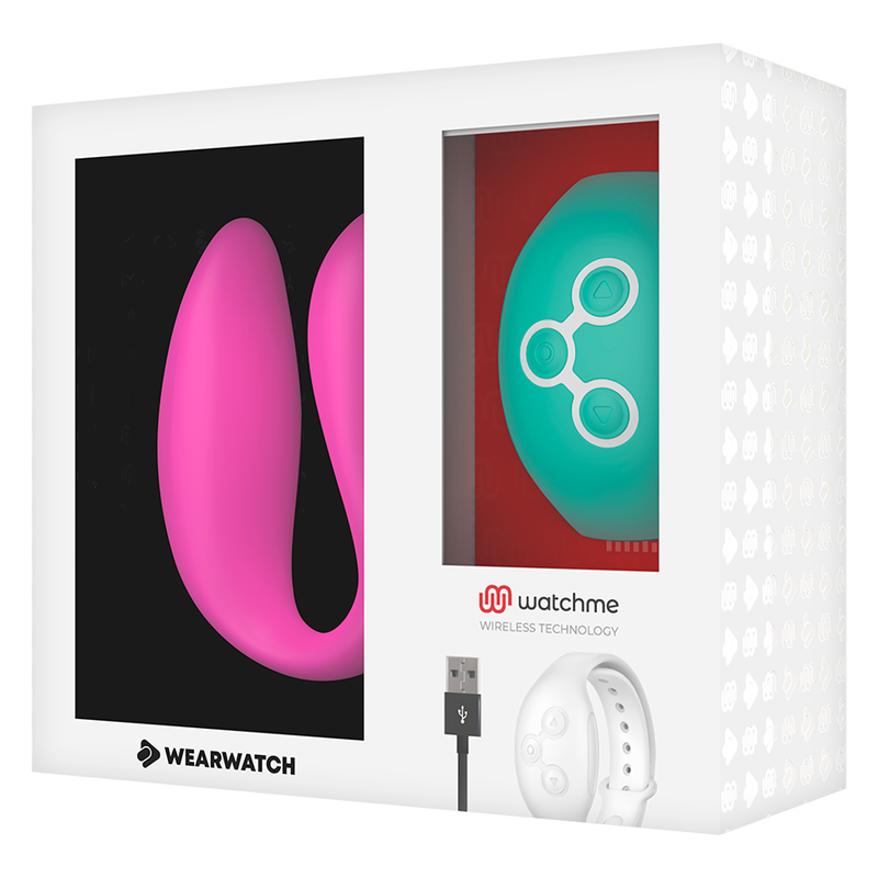 WEARWATCH - DUAL TECHNOLOGY WATCHME VIBRATOR FUCHSIA / SEAWATER - NOCTURNA DESIRES