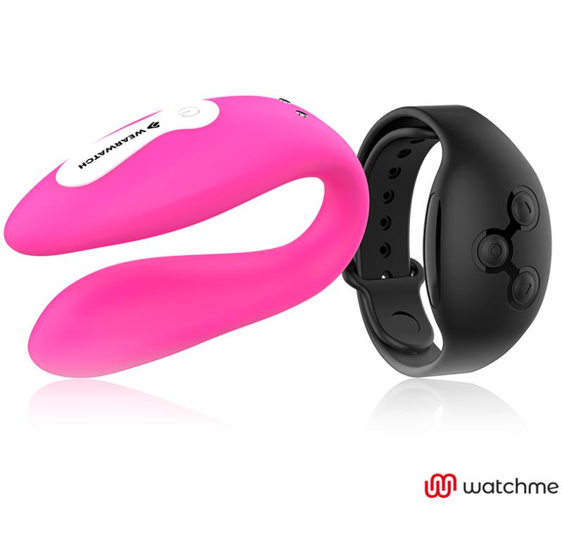 WEARWATCH - WATCHME DUAL TECHNOLOGY VIBRATOR FUCHSIA/AZABACHE - NOCTURNA DESIRES