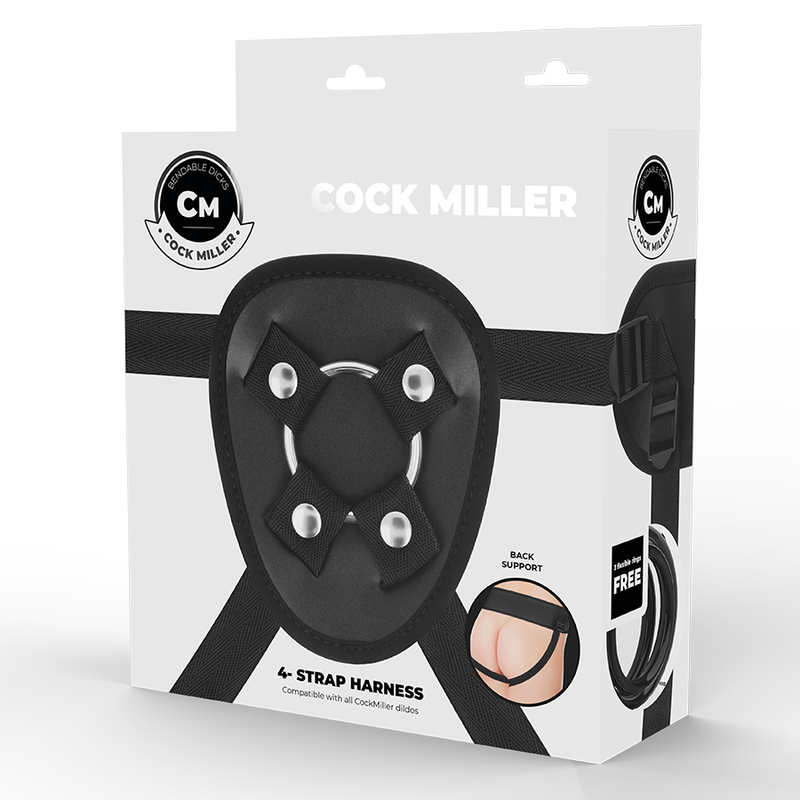 COCK MILLER - ADJUSTABLE HARNESS & RINGS - NOCTURNA DESIRES