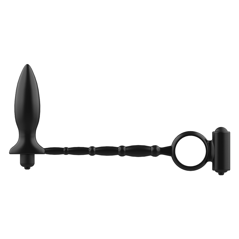ADDICTED TOYS - ANAL PLUG WITH VIBRATORY RING - NOCTURNA DESIRES