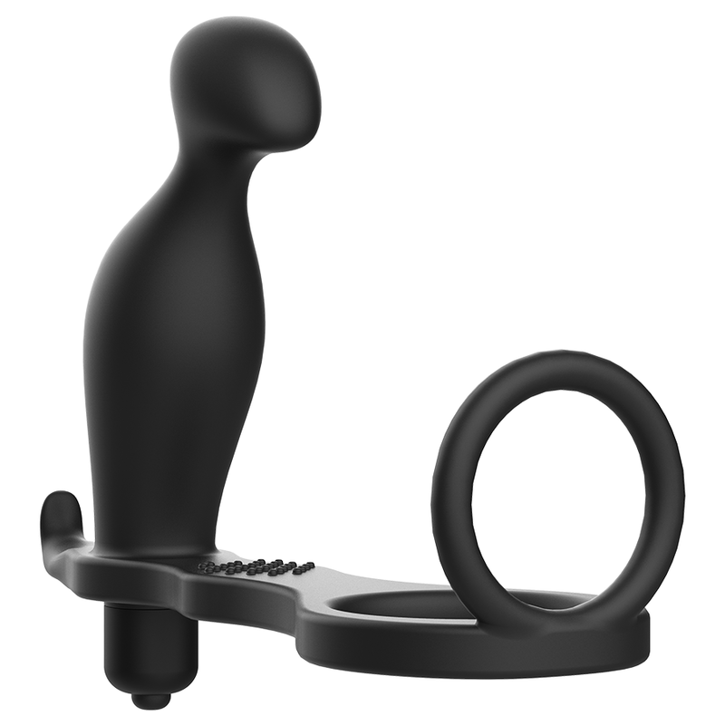 ADDICTED TOYS - ANAL PLUG WITH BLACK SILICONE RING 12 CM - NOCTURNA DESIRES