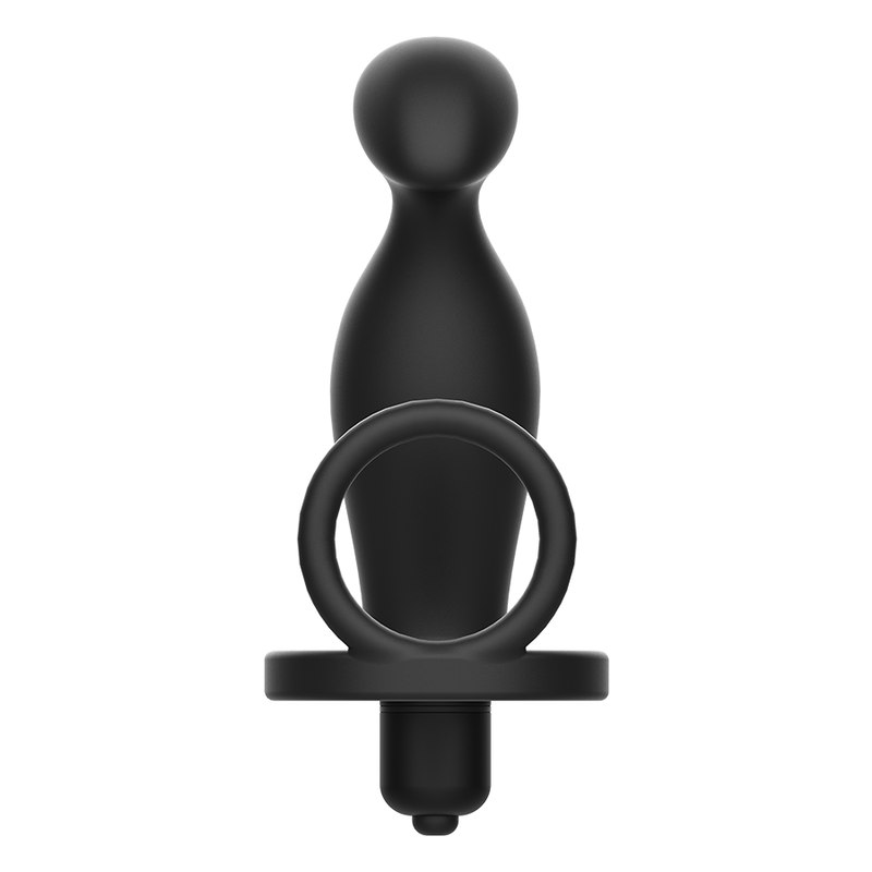 ADDICTED TOYS - ANAL PLUG WITH BLACK SILICONE RING 12 CM - NOCTURNA DESIRES