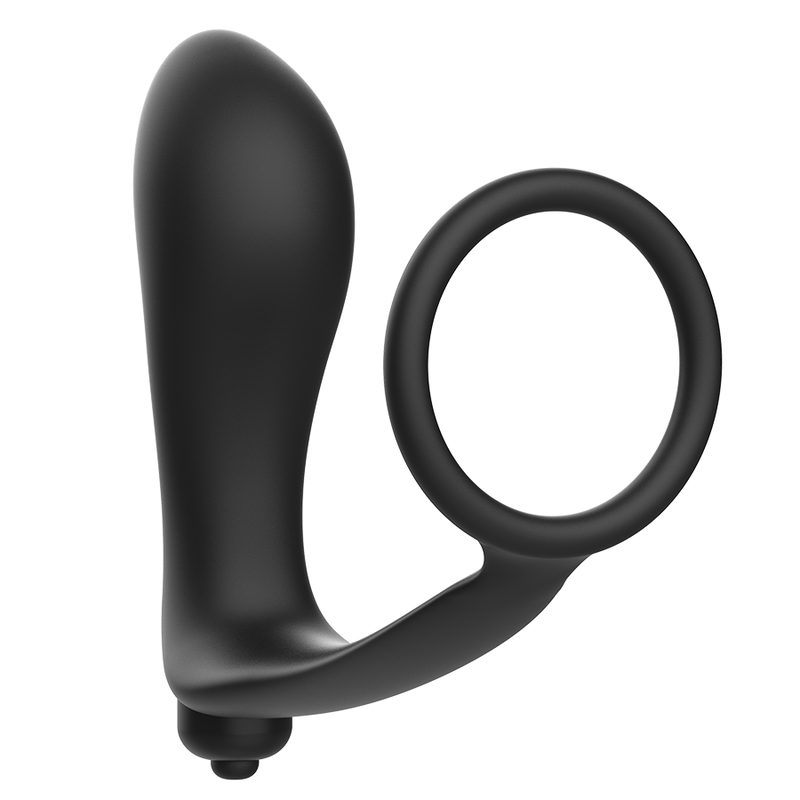 ADDICTED TOYS - VIBRATORY ANAL PLUG WITH PENIS RING - NOCTURNA DESIRES