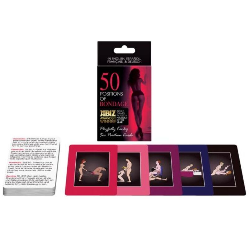 KHEPER GAMES - 50 POSITIONS OF BONDAGE CARDS KHEPER GAMES  NOCTURNA DESIRES