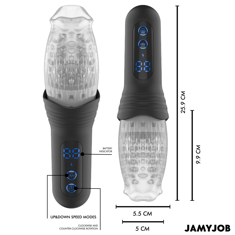 JAMYJOB - BLOW - R MASTURBATOR WITH THRUSTING AND ROTATION - NOCTURNA DESIRES