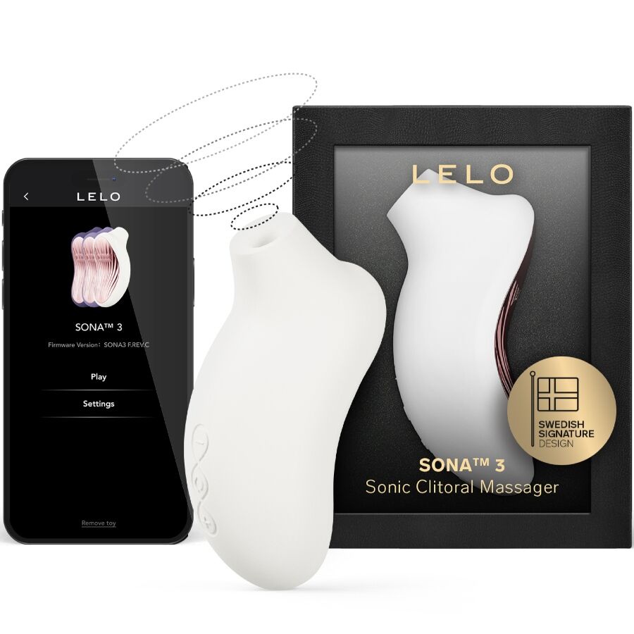 LELO - SONA 3 SONIC CLITORAL MASSAGER CREAM - NOCTURNA DESIRES
