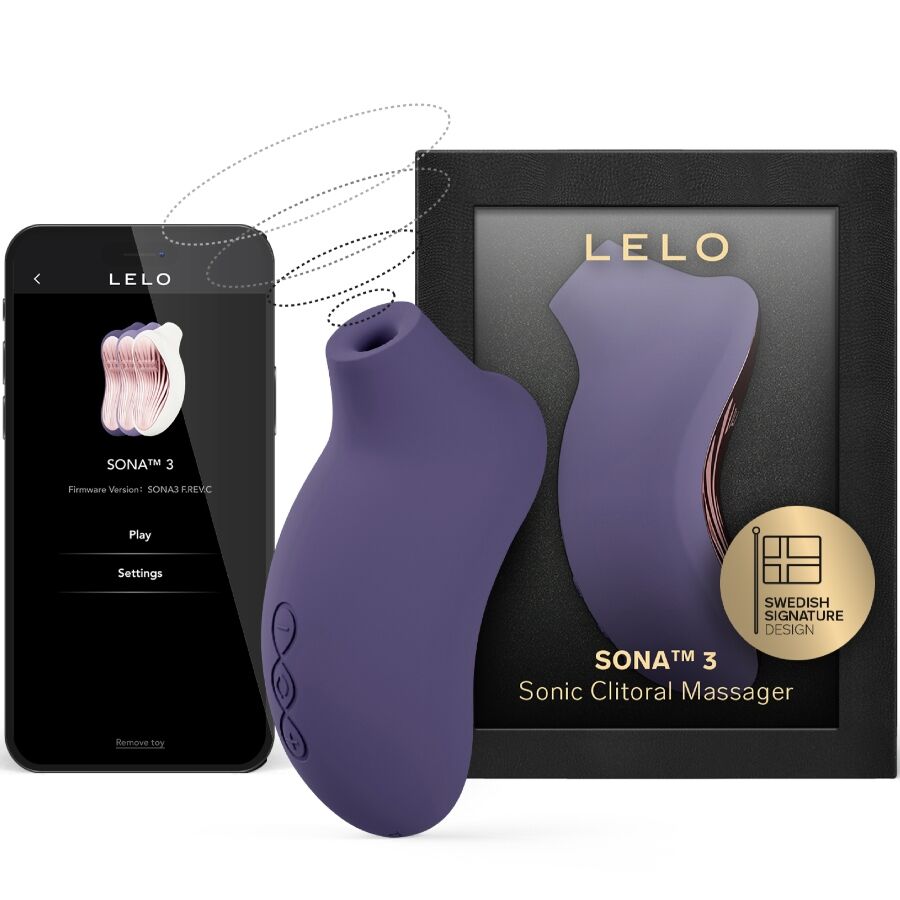 LELO - SONA 3 SONIC CLITORAL MASSAGER CYBER PURPLE - NOCTURNA DESIRES