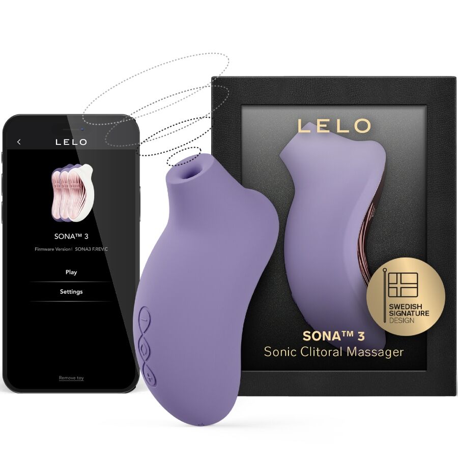 LELO - SONA 3 SONIC CLITORAL MASSAGER VIOLET DUSK - NOCTURNA DESIRES