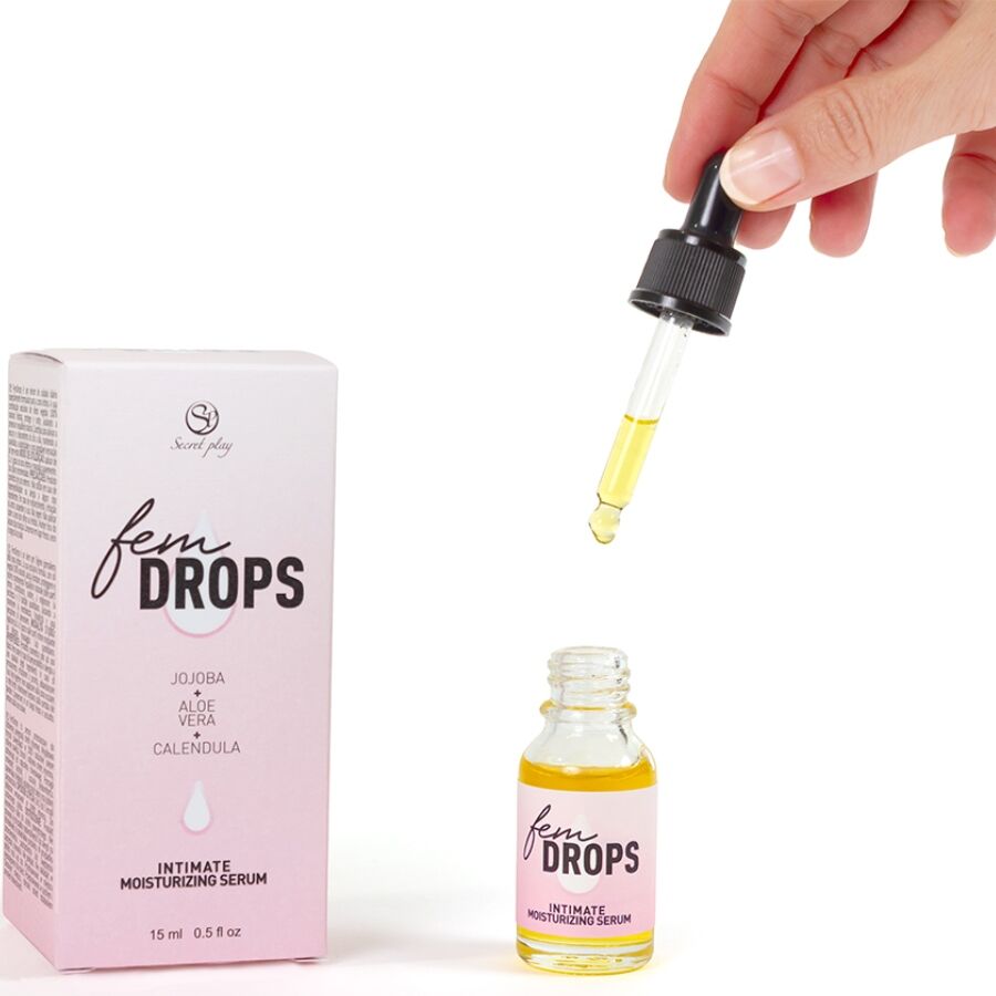 SECRETPLAY - FEM DROPS INTIMATE MOISTURIZING SERUM 15 ML - NOCTURNA DESIRES