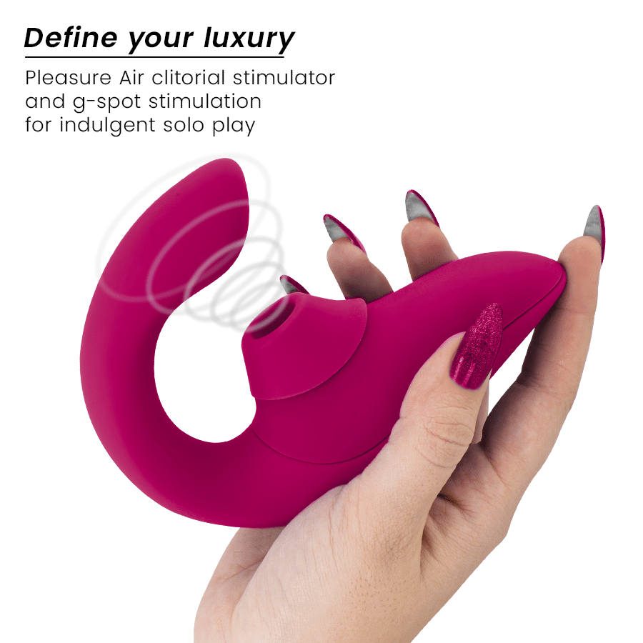 WOMANIZER - BLEND RABBIT VIBRATOR STIMULATOR VIBRANT PINK - NOCTURNA DESIRES