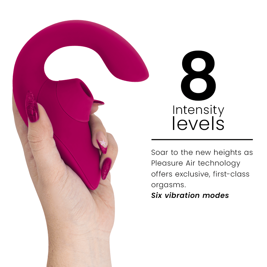 WOMANIZER - BLEND RABBIT VIBRATOR STIMULATOR VIBRANT PINK - NOCTURNA DESIRES