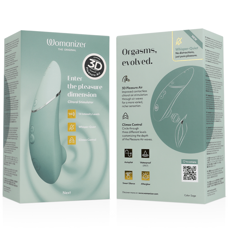 WOMANIZER - NEXT CLITORIAL STIMULATOR SAGE - NOCTURNA DESIRES