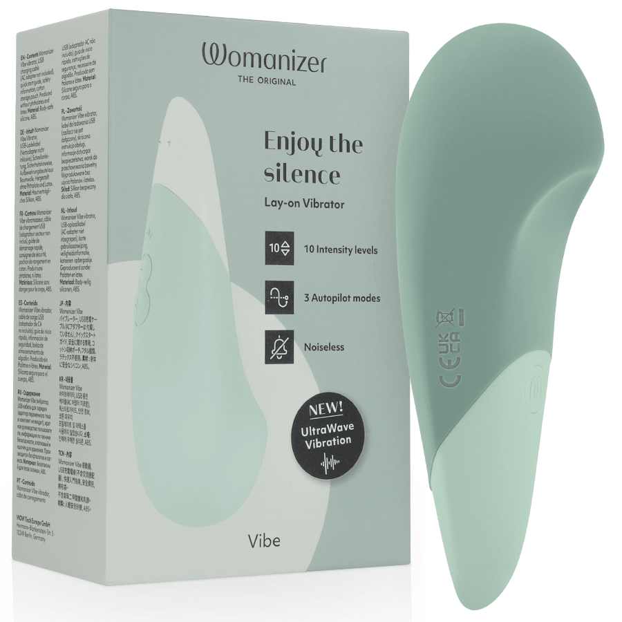 WOMANIZER - VIBE LAY - ON SILENT VIBRATOR SAGE - NOCTURNA DESIRES