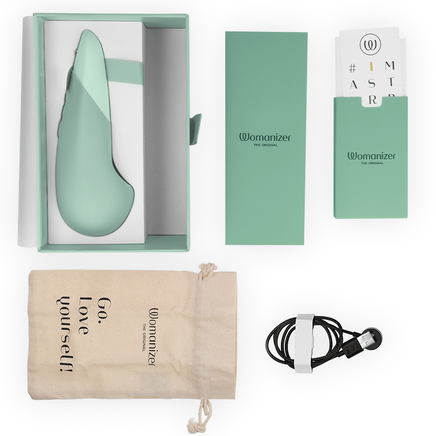 WOMANIZER - VIBE LAY - ON SILENT VIBRATOR SAGE - NOCTURNA DESIRES